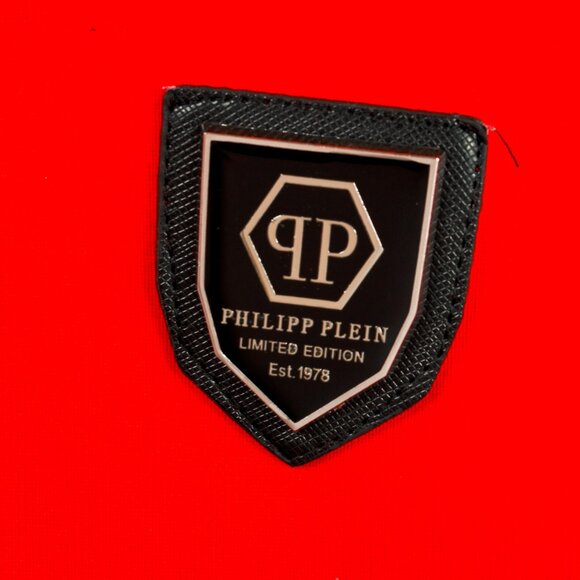 Philipp Plein Red Patch Rhinestone-Skull Tee - Picture 5 of 8